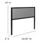 Flash Furniture Melbourne Metal Upholstered Full Size Headboard in Light Gray Fabric HG-HB1717-F-LG-GG - alternate 6